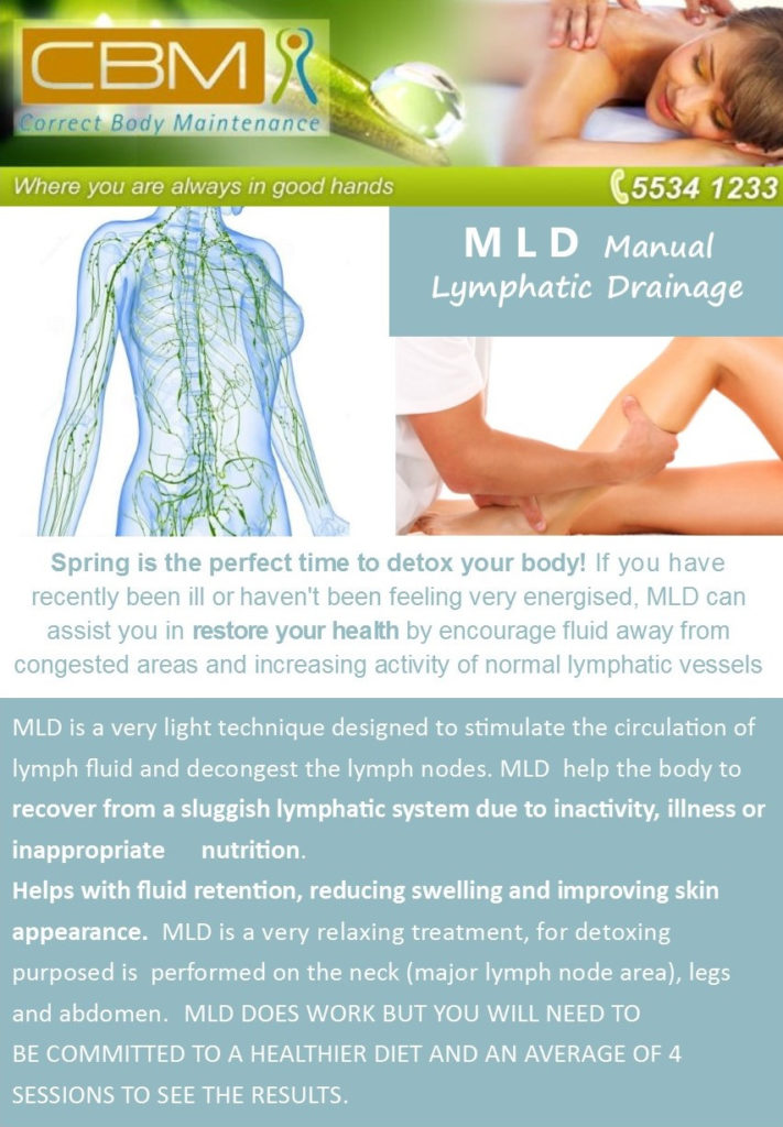 Manual Lymphatic Drainage Correct Body Maintenance