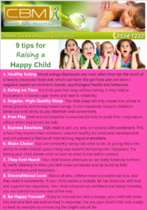 9 tips for raising a Happy Child