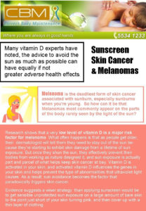 Suncreen sun and Melanomas (2)