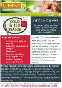 Tips to survive cold and flu season