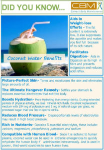 Benefits of Coconut water