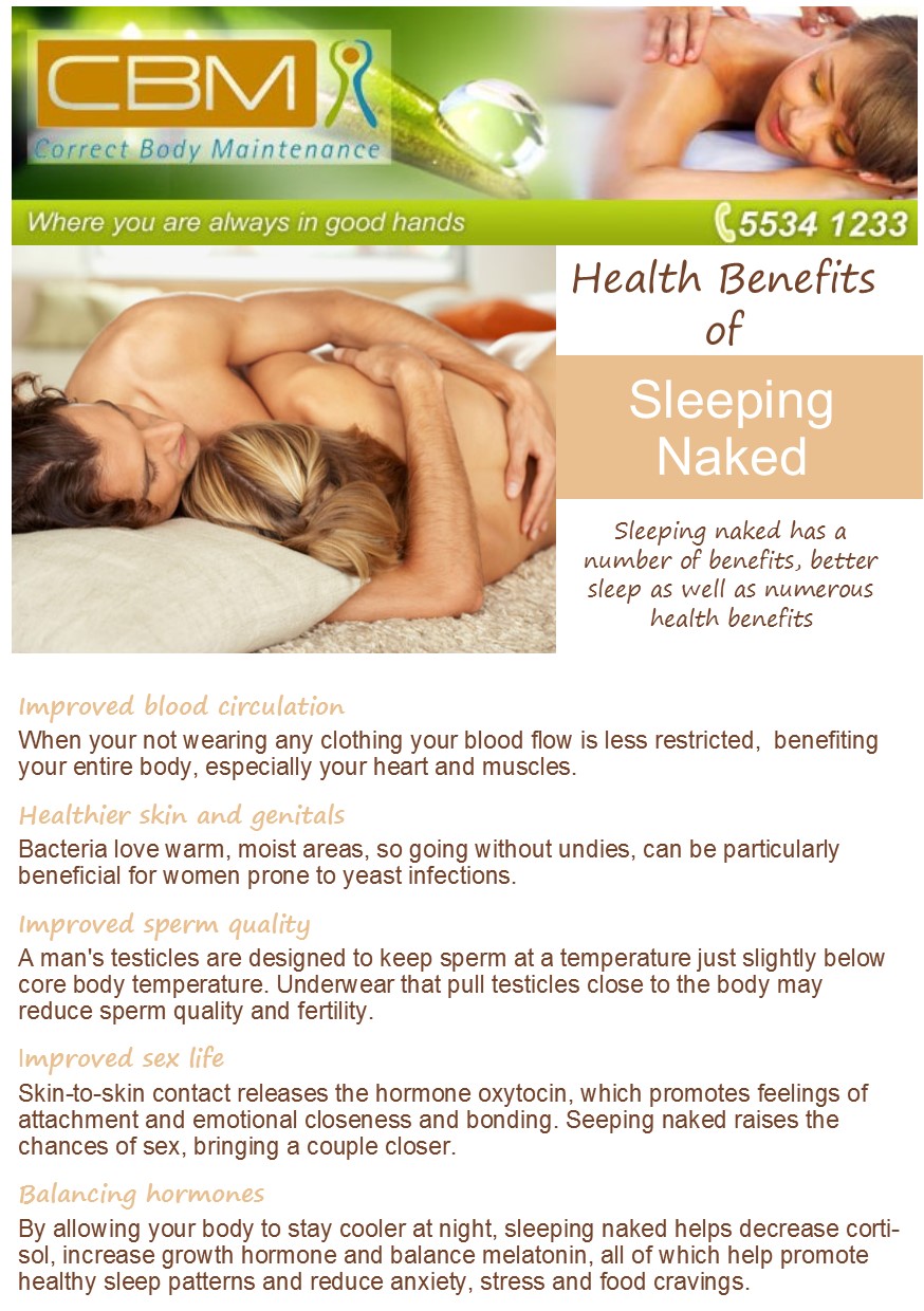 Sleeping Naked  Correct Body Maintenance