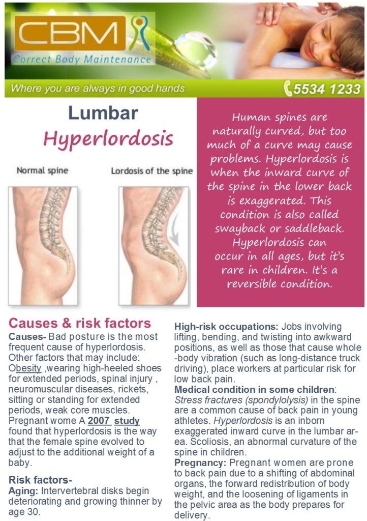 Lumbar Hyperlordosis | Correct Body Maintenance