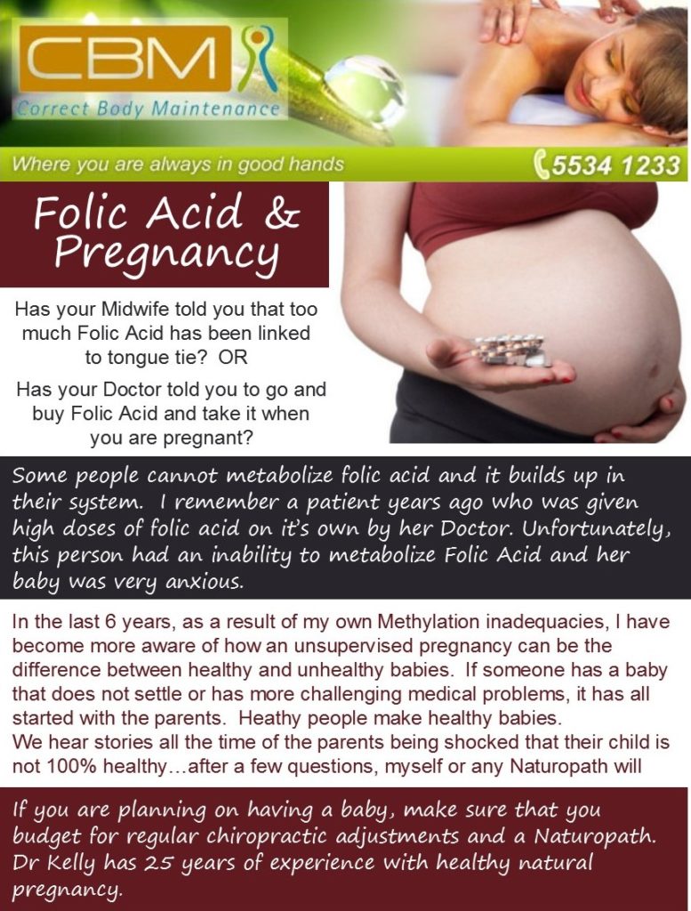 Folic Acid Pregnancy Correct Body Maintenance